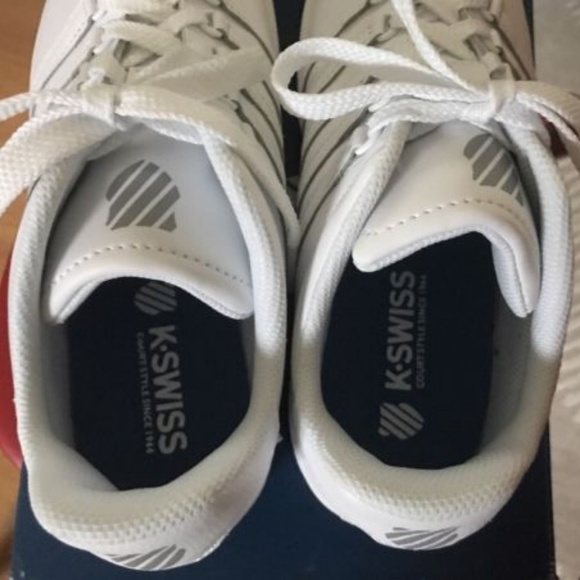 K-Swiss Classic Varsity Low White Tennis Shoes 37 - Picture 2 of 4